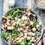 salade met venkel, ananas met macadamia