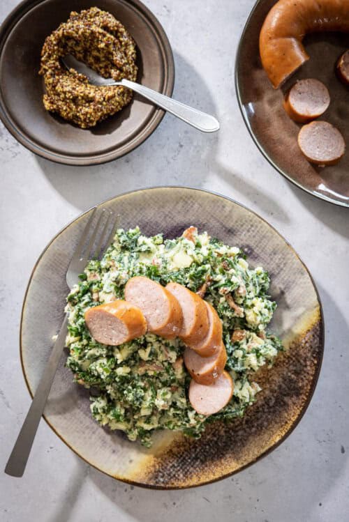 boerenkoolstamppot met worst