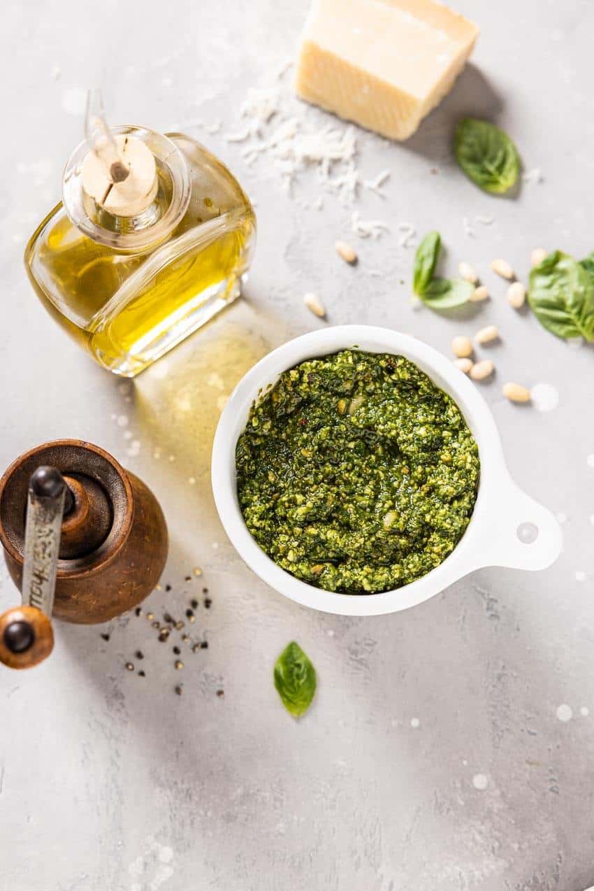 Groene pesto maken