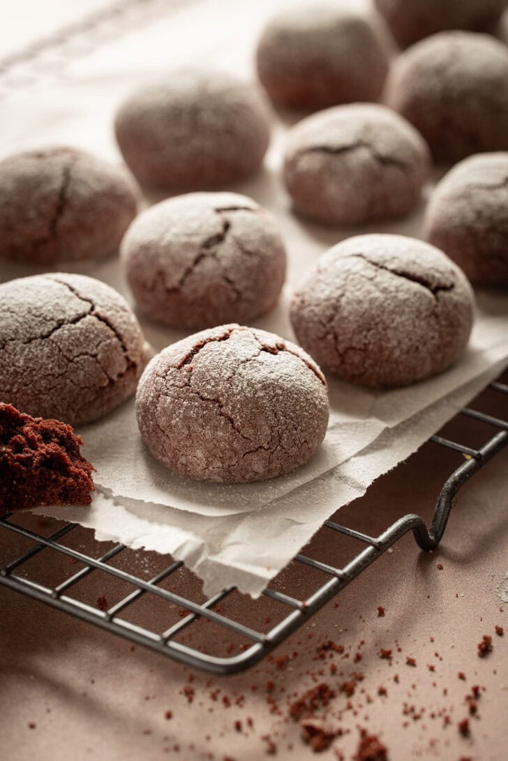 Red velvet koekjes