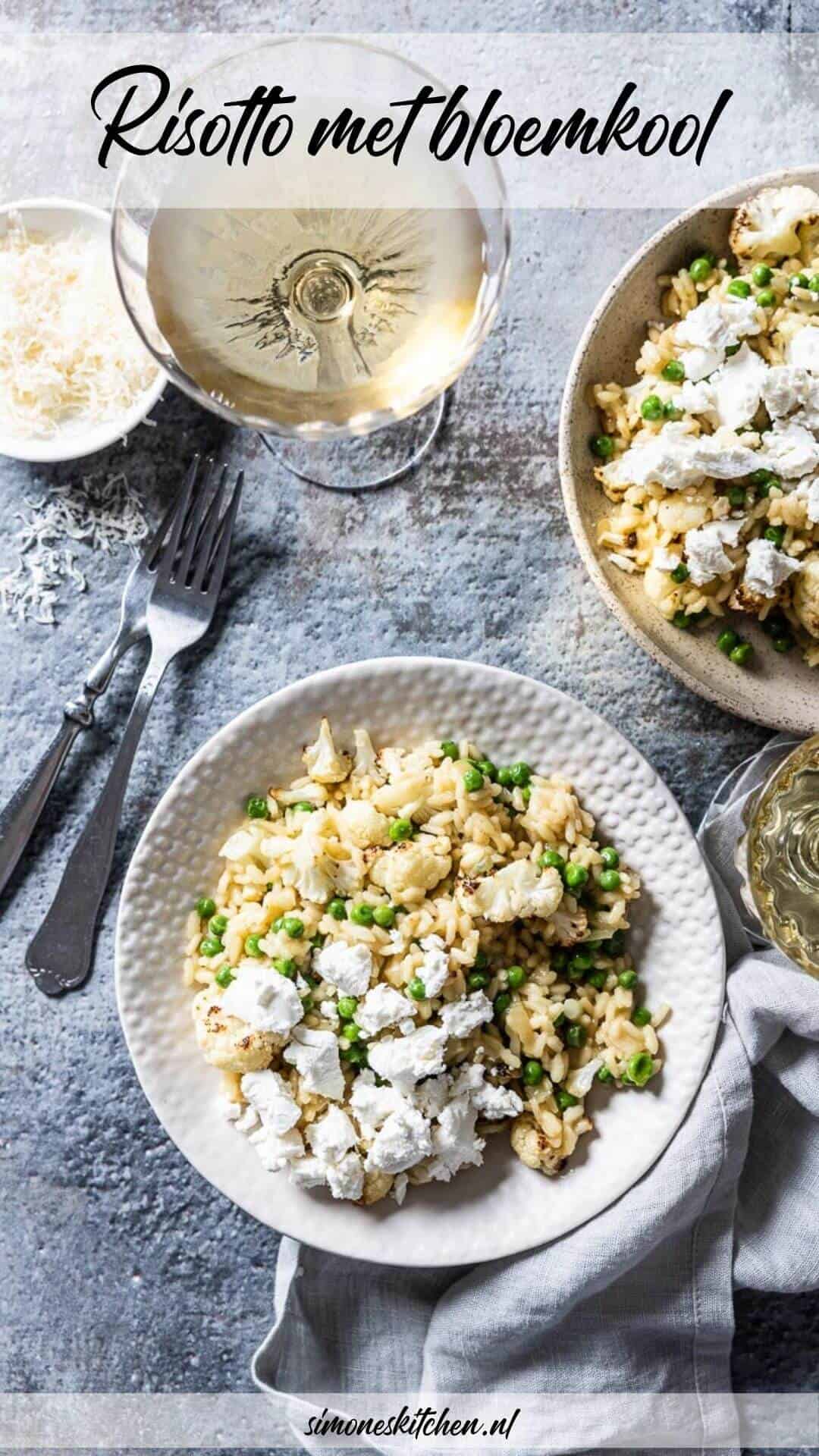 Risotto met bloemkool Simone's Kitchen