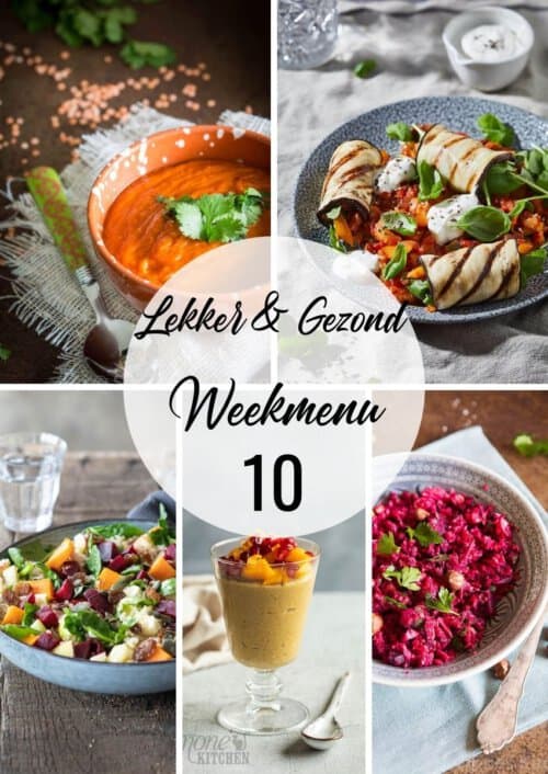 lekker en gezond weekmenu week 10-2022