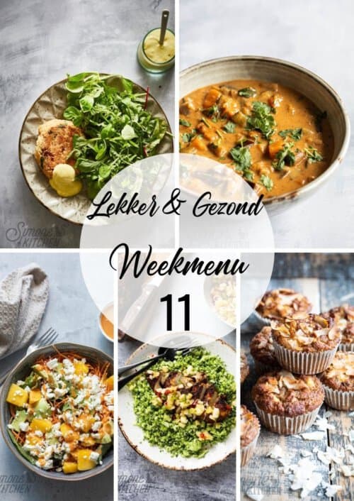 lekker en gezond weekmenu week 11-2022