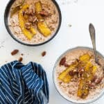 Havermout met gebakken banaan