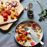 panzanella met halloumi