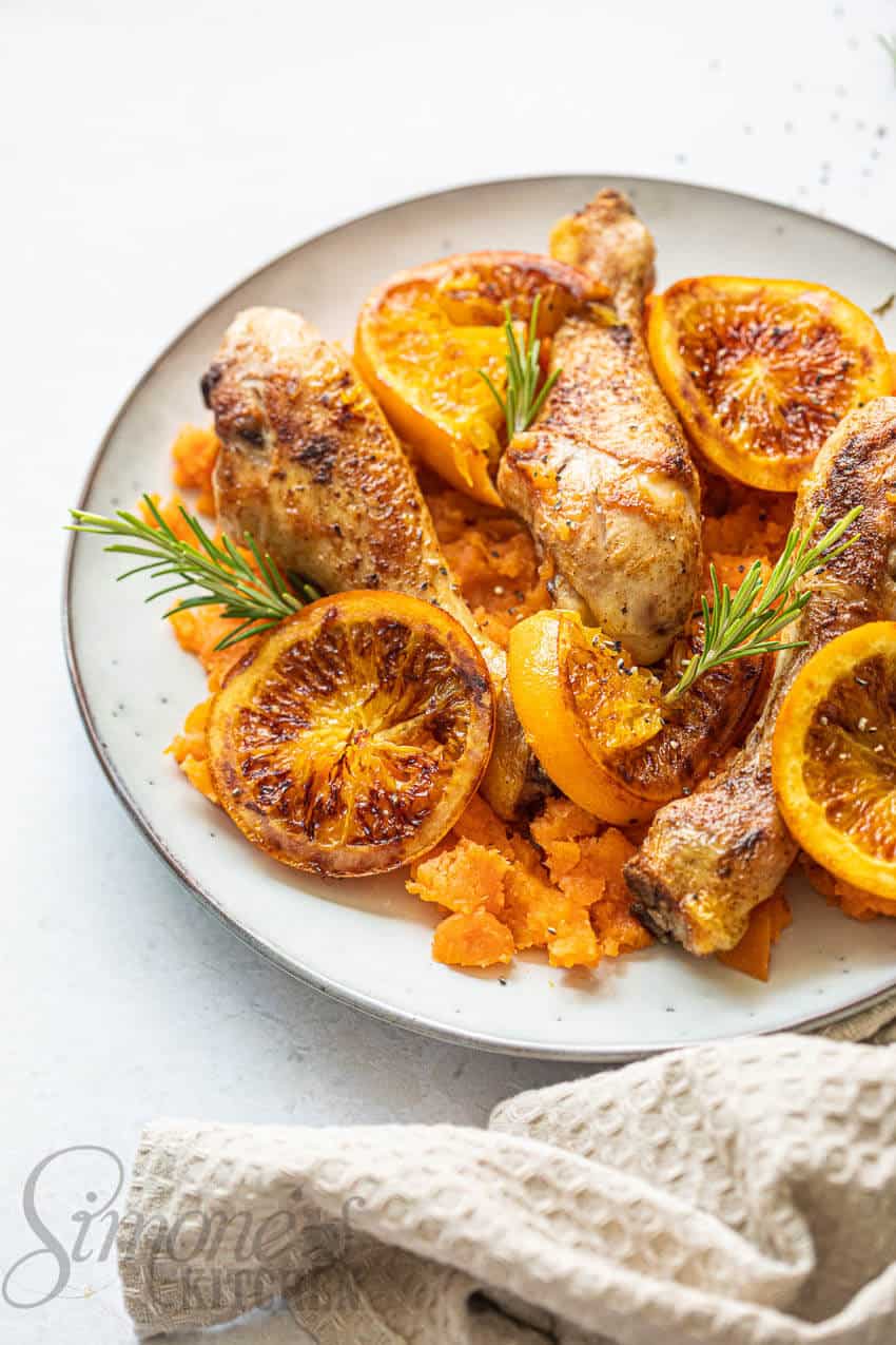Zoete aardappel met kip - Simone's Kitchen