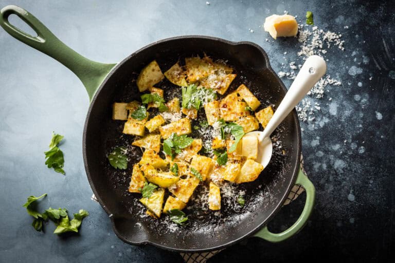 geroosterde koolrabi