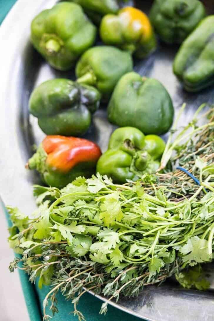 Verse groenten bij vittle art curacao