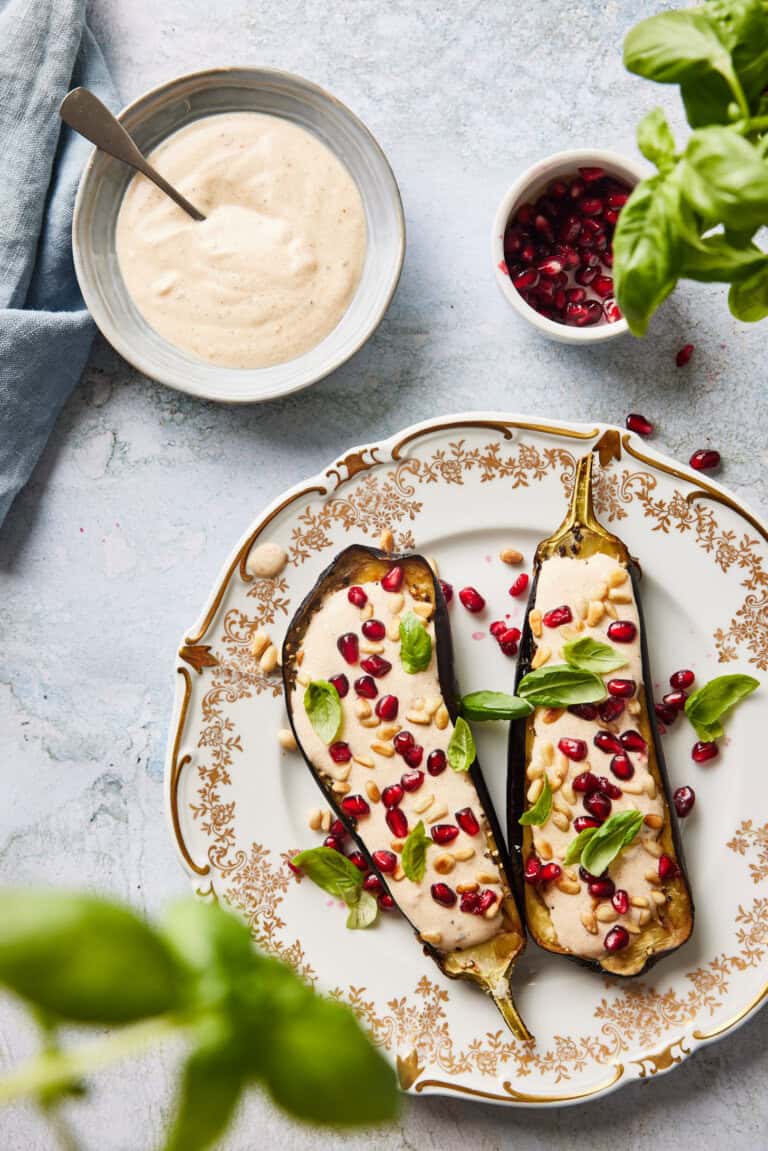 geroosterde aubergine