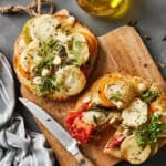 broodje geitenkaas en tomaat