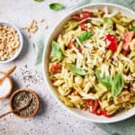 pasta pesto met kip