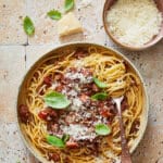 Spaghetti bolognese slowcooker