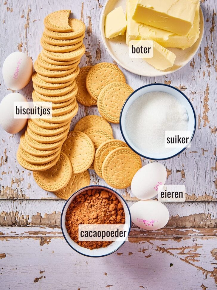 Ingredienten voor arretjescake