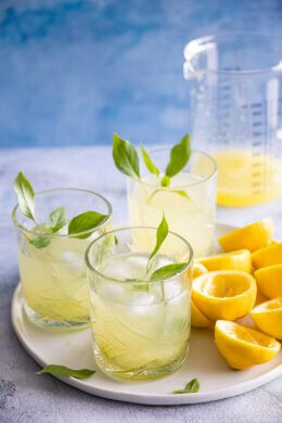 Citroenbasilicum limonade 2