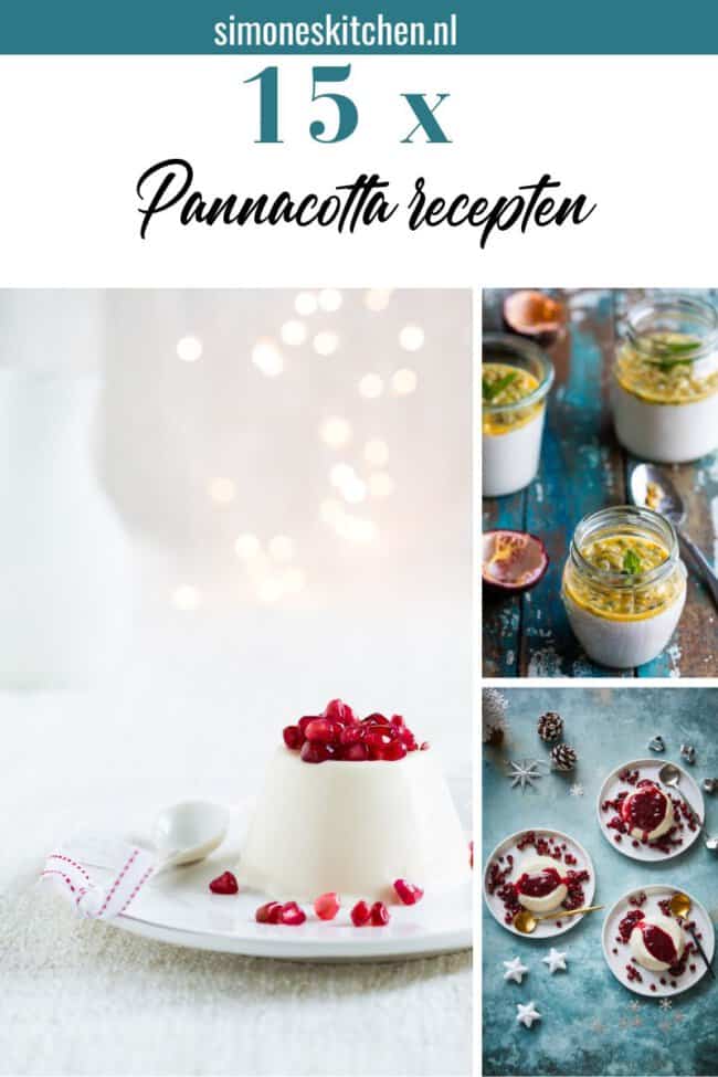 15 x pannacotta recepten