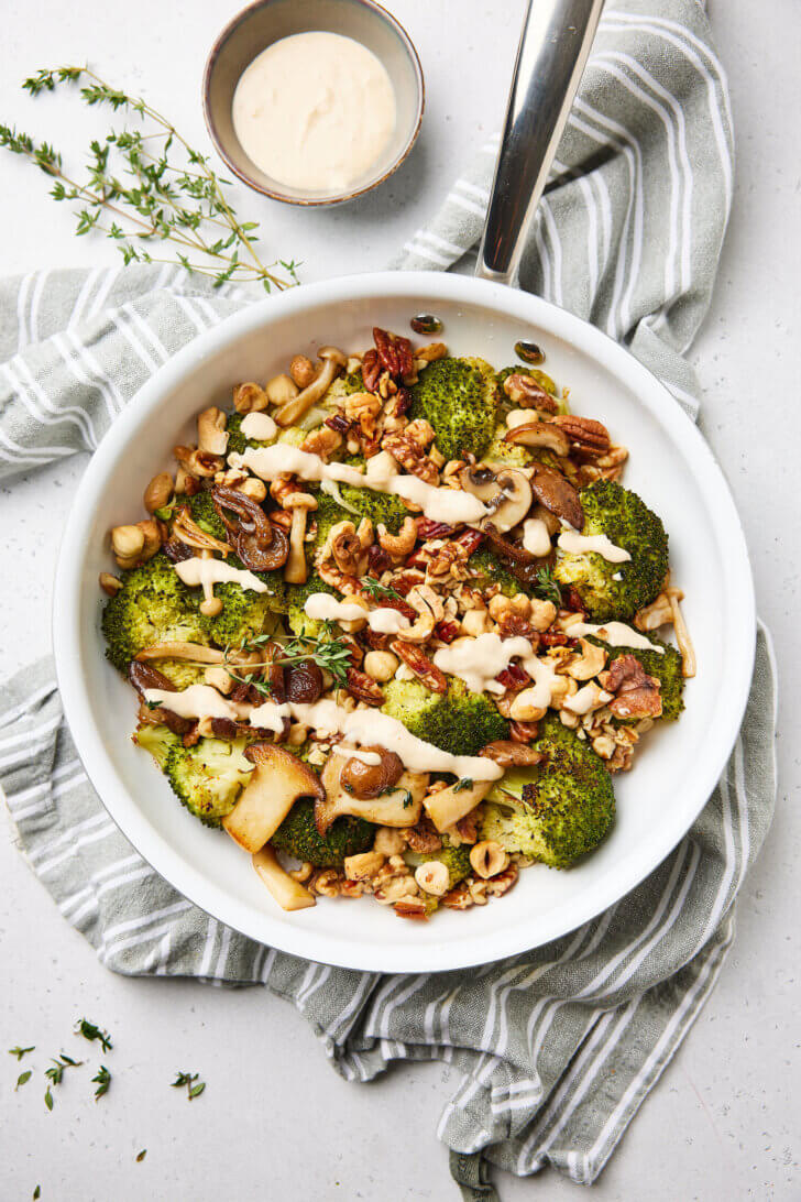 Geroosterde broccoli met noten