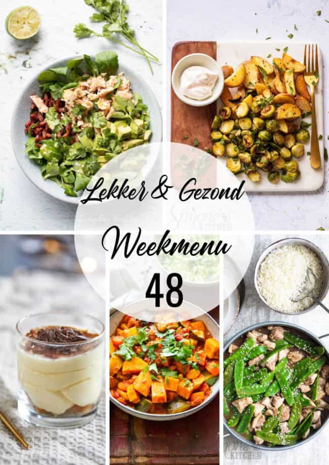 lekker en gezond weekmenu week 48-2022