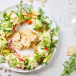 Krans van gerookte zalm