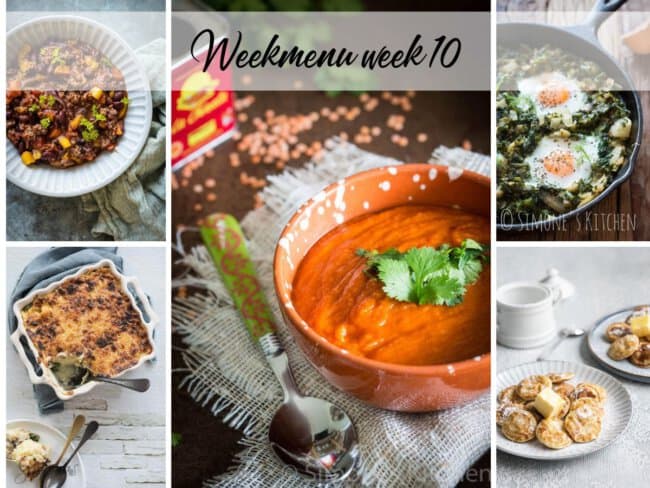 weekmenu week 10