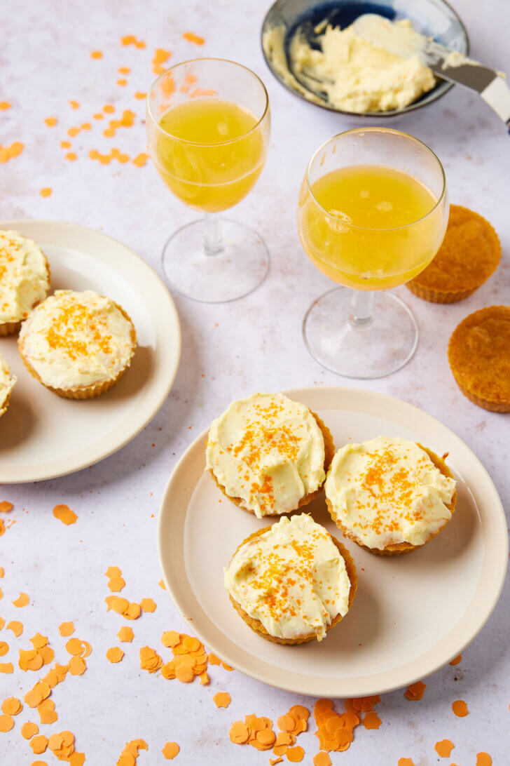 Oranje Koningsdag muffins