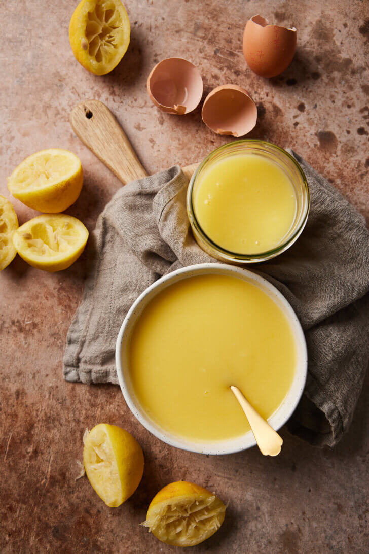 Lemon curd maken