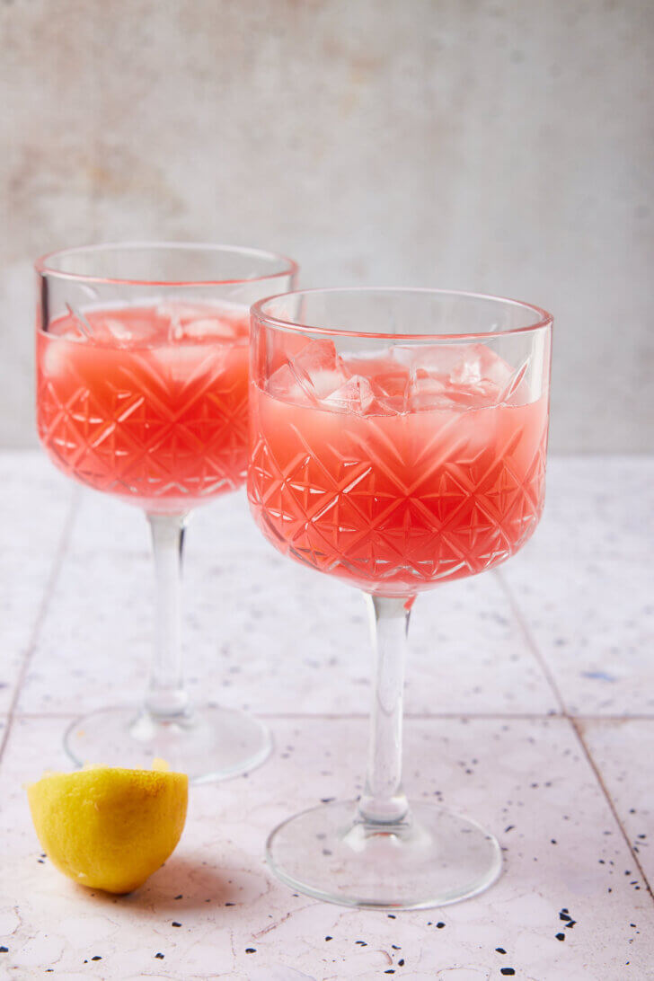 Rabarber cocktail
