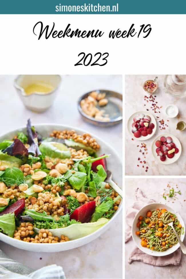 Weekmenu voor week 19