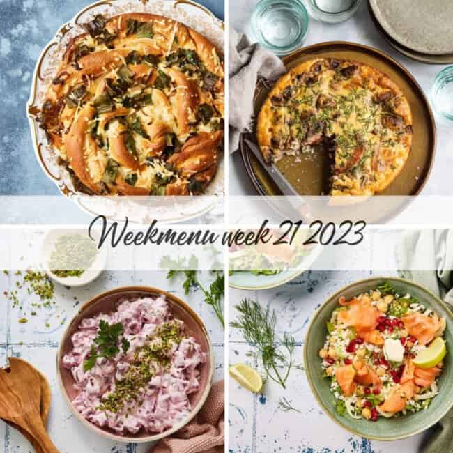 weekmenu voor week 21 2023