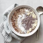 Smoothiebowl met blauwe bessen