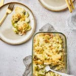 gegratineerde spruitjes