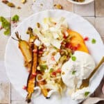 witlof recept met geroosterde wortel en burrata