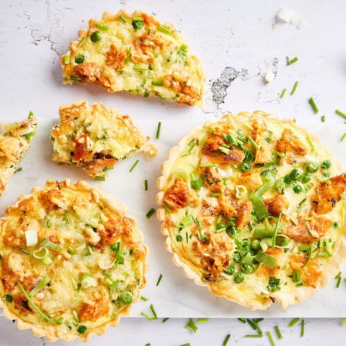 Quiche met zalm