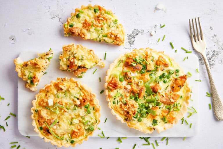 Quiche met zalm