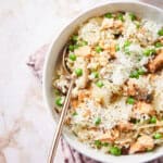 Risotto met zalm