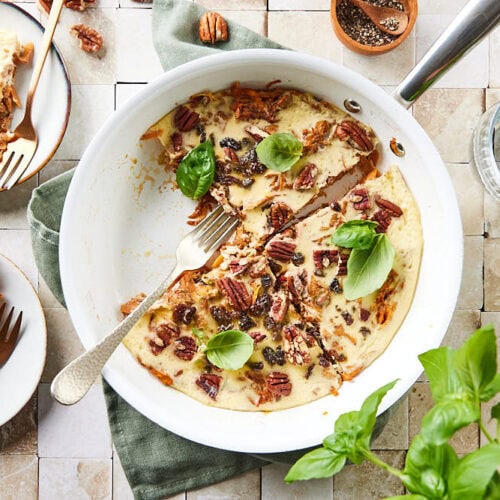 Zoete aardappel met appel