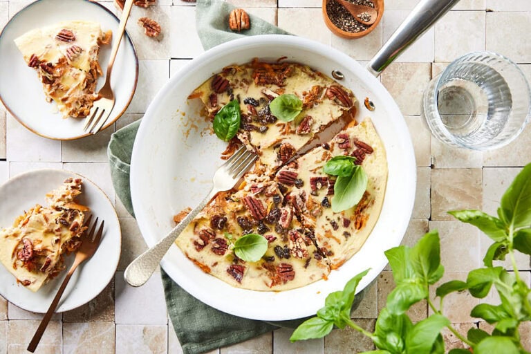 Zoete aardappel met appel