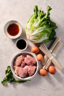 Ingredienten voor andijvie roerbak