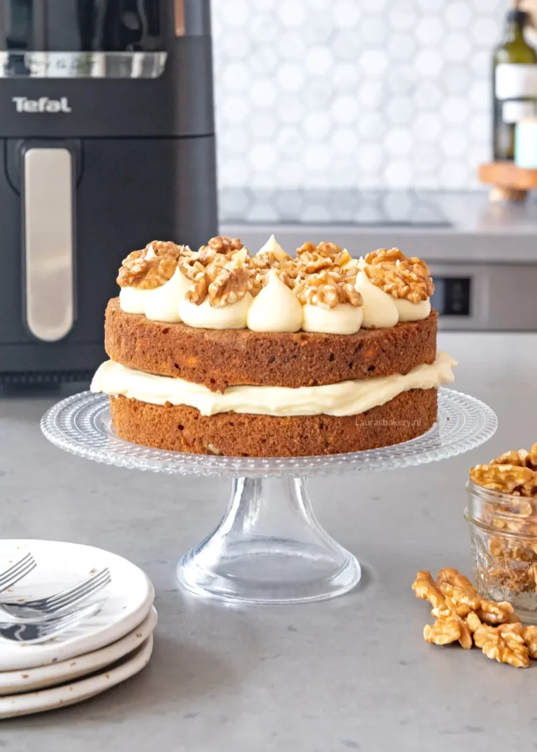 carrotcake uit de airfryer