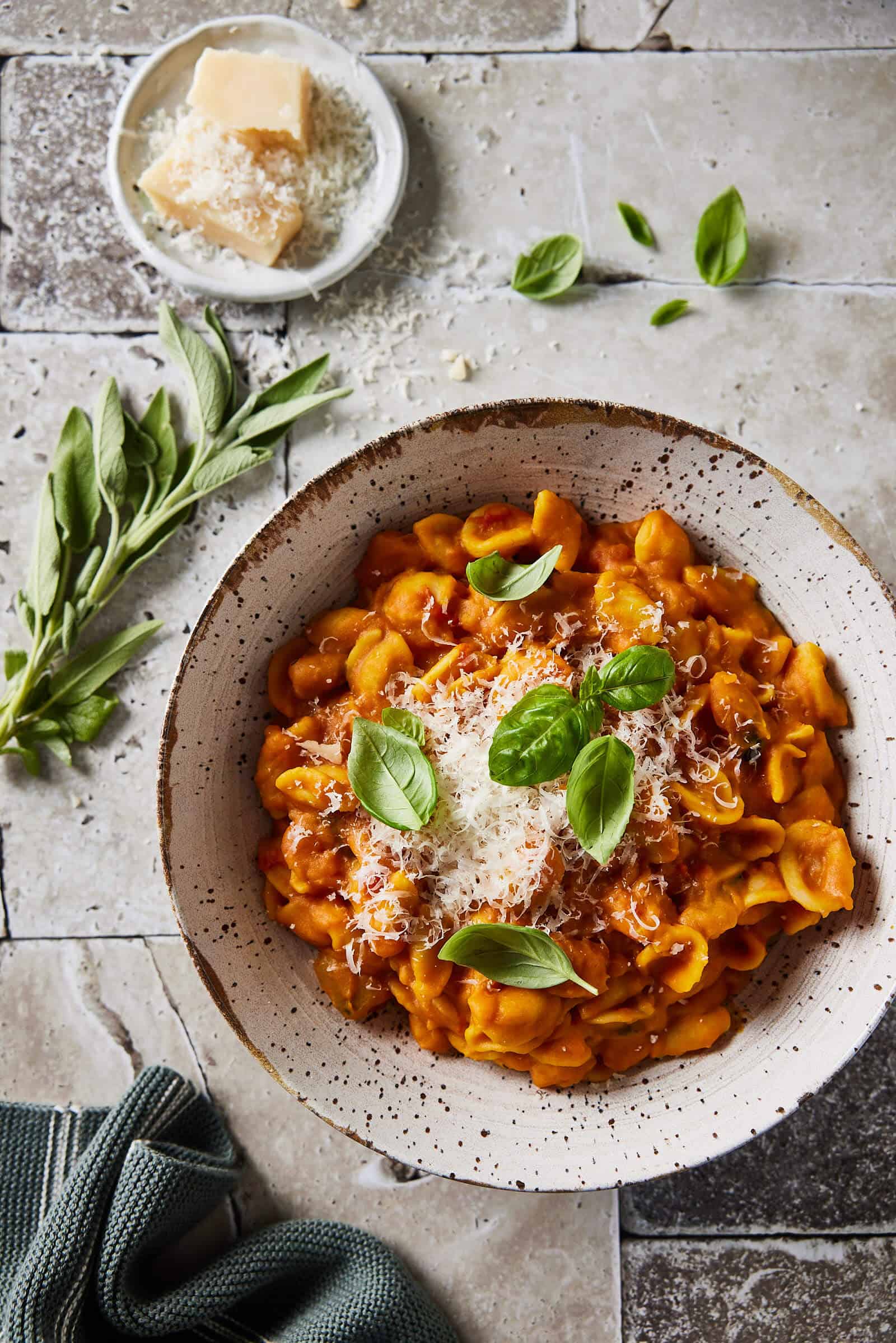 (eenpans) Pasta pompoen en salie