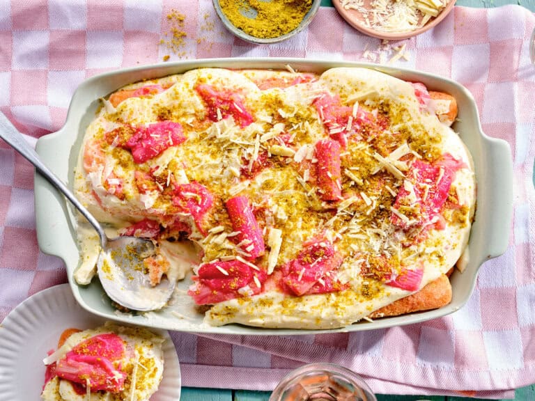 rabarber tiramisu maken