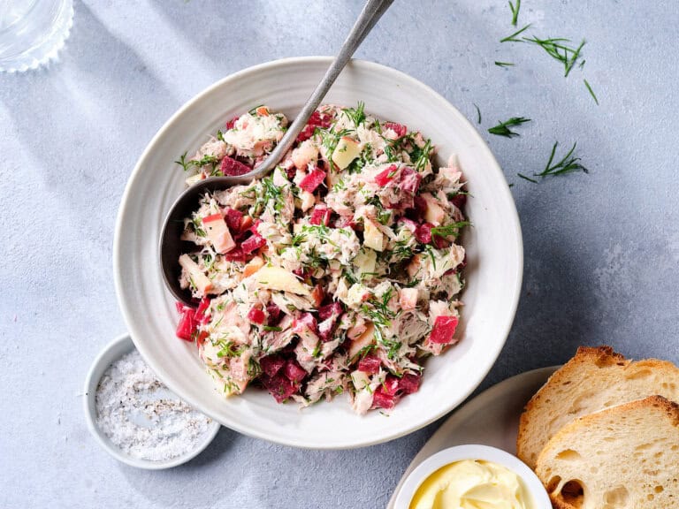 Makreelsalade met bietjes