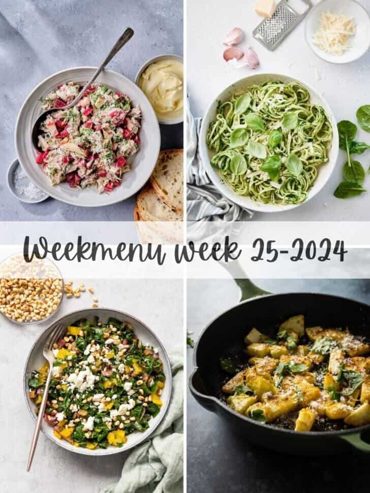 Weekmenu week 25