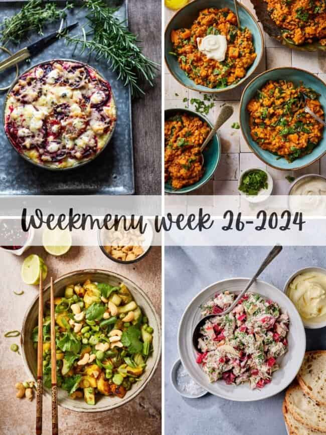 weekmenu voor week 26