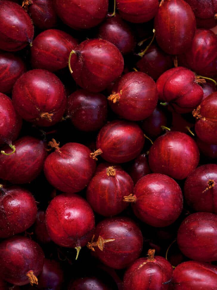 Closeup van kruisbessen