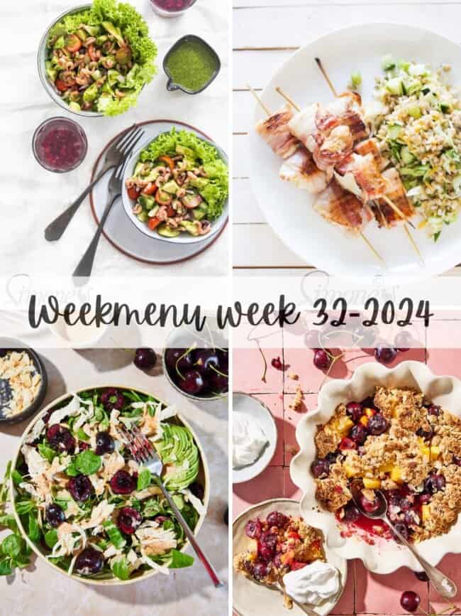 Weekmenu week 32 2024