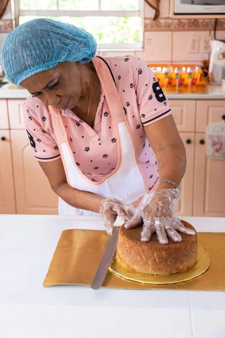 Doorsnijden van de bolo