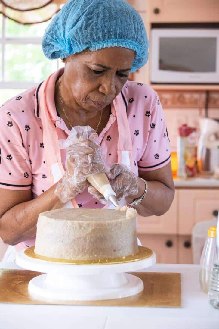 Spuiten van de bolo di kashupete