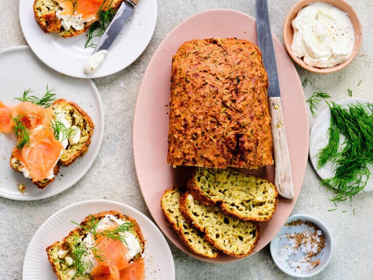 Courgettebrood met feta