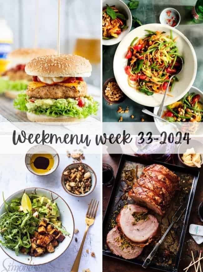 Weekmenu week 33 2024