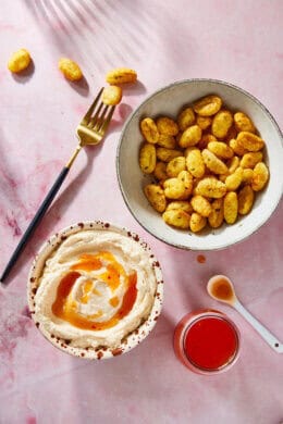 Knapperige gnocchi met whipped feta 09